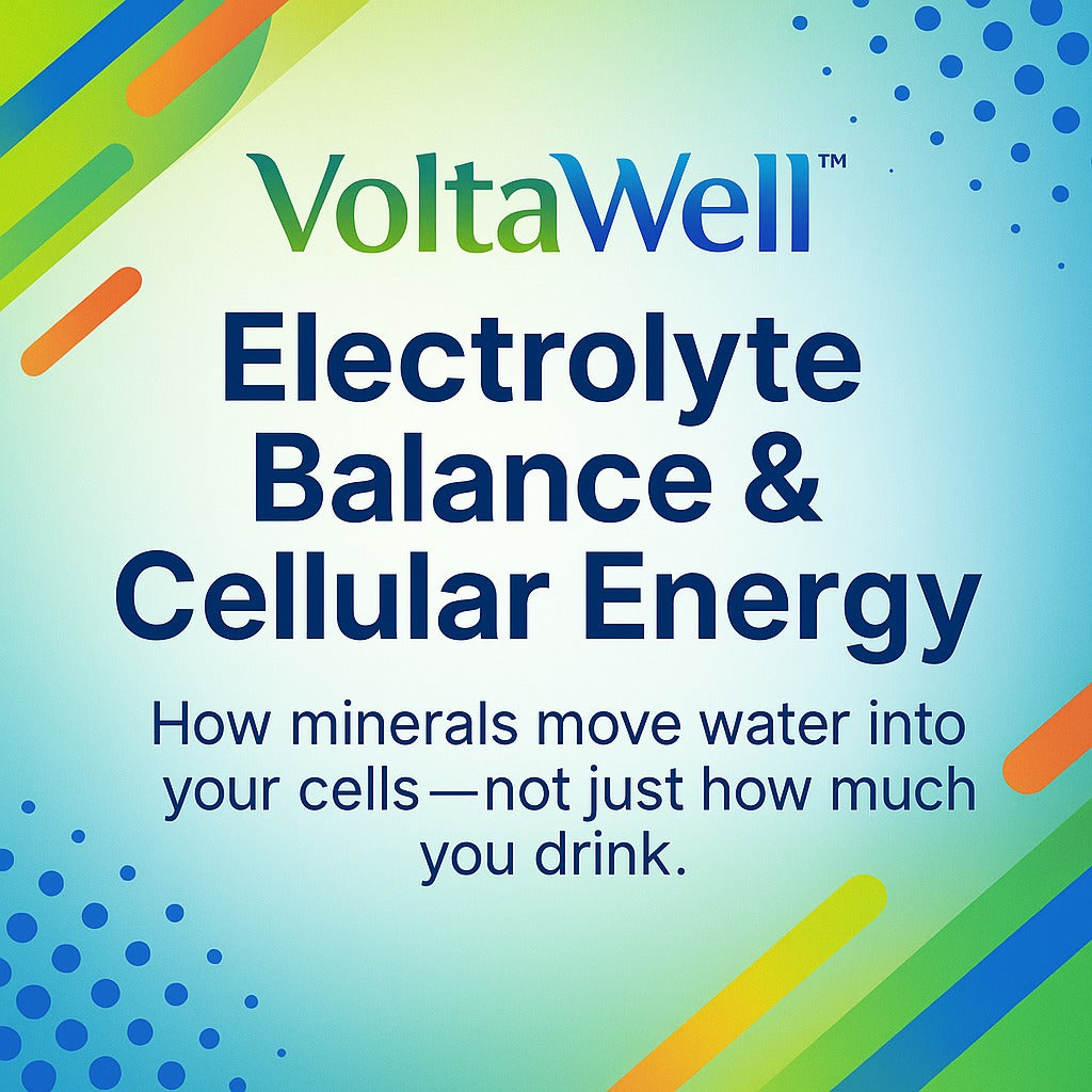 Hydration Beyond Water - How Electrolyte Balance Supports Cellular Energy